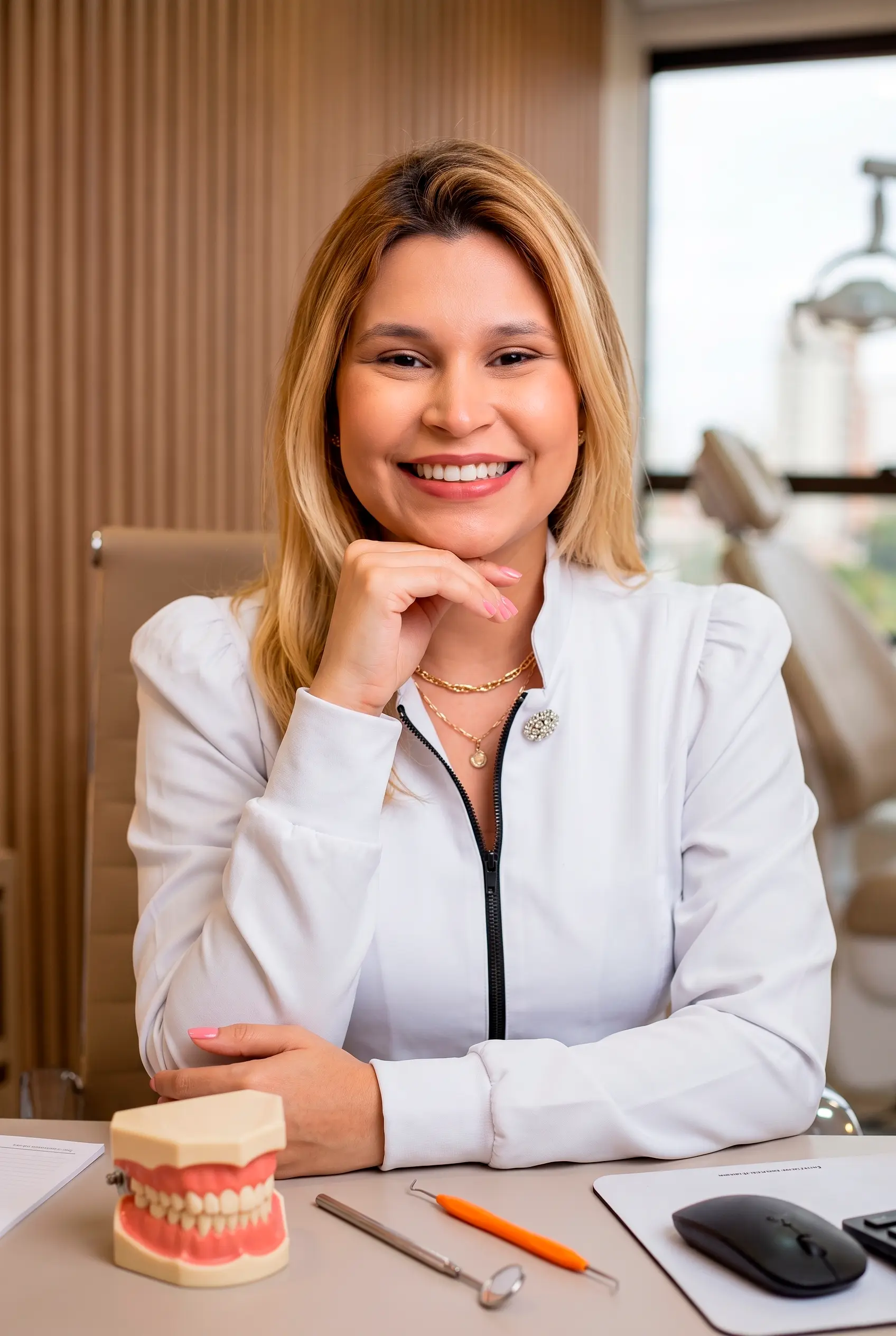 Dra. Letícia Marques, cirurgiã-dentista